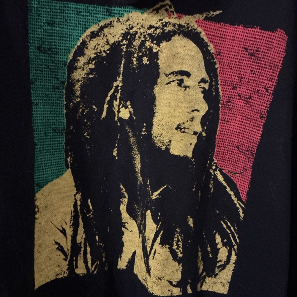 Bob Marley Zion Rootswear Black Hoodie